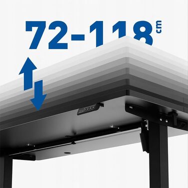 Стіл з регульованою висотою 120 x 60 см, стіл з електричним регулюванням висоти, стіл для роботи сидячи та стоячи, стіл для роботи стоячи, регульований комп&39ютерний стіл, стіл для роботи стоячи, дуб Сонома, Pro Gaming