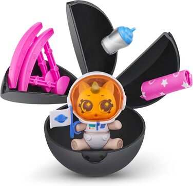 Несподіваний загін єдинорогів Серія 6 Новонароджений єдиноріг Загадковий загін Сяйва Колекційна капсула (5 шт.) Скіни X-shot, 5