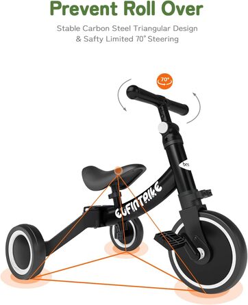 В 1 баланс велосипеди баланс велосипед дитячий триколісний велосипед триколісний велосипед баланс велосипед дитячі ходунки для діт