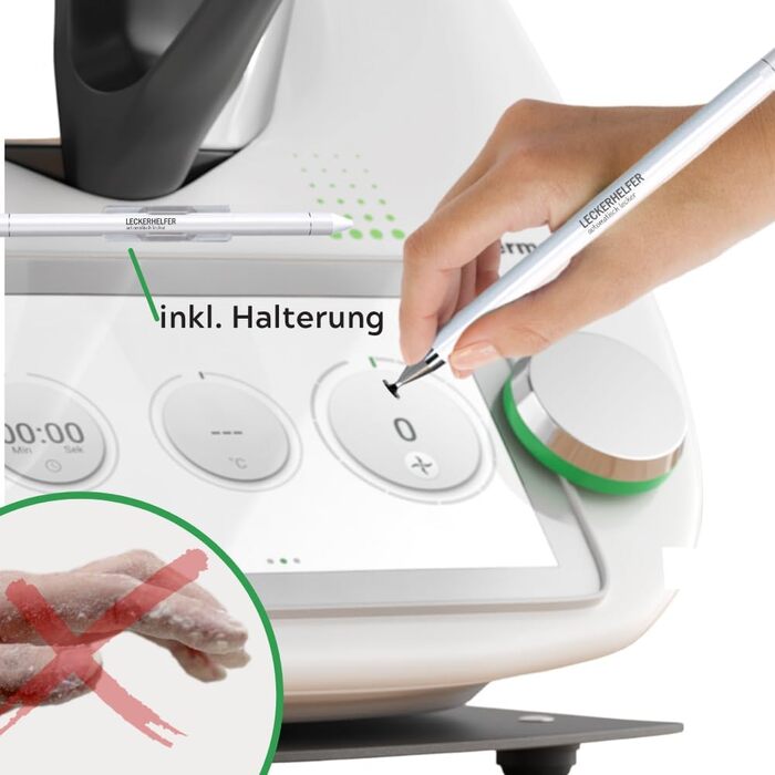 Виготовлений з високоякісного металу, підходить для Thermomix TM6 & TM5 - ідеальний аксесуар, що підходить для Thermomix в антрацитово-сірому кольорі (Anthracite-grey TouchPRO)