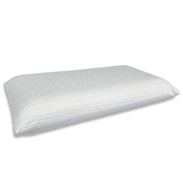 Подушка для шиї 70x35x13 см Ортопедична подушка для шиї з в&39язкопружної піни з ефектом пам&39яті. Подушка з піни з ефектом пам&39яті з чохлом, який можна прати. Гіпоалергенна та стійка до кліщів подушка, висотою 13 см.