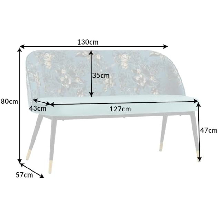 Бірюзовий оксамитовий квітковий візерунок і золоті шапки Бірюзовий, квітковий