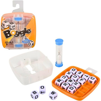 Гра Hasbro, Класична гра в кубики Boggle, C2187, стандартна, коричнева/А, стандартна