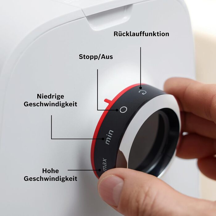 М'ясорубка Bosch MultiPower Serie 6 MFWS607W, 2 перфораційні решітки (4,5 та 8 мм), нержавіюча сталь, підходить для посудомийки, насадки для кеббе та ковбас, потужність 2100 Вт, біла