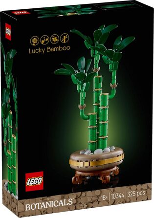 Конструктор LEGO Botanicals Lucky Bamboo 10344, 325 деталей, штучний бамбук
