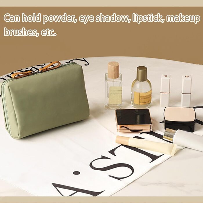 Організатор для косметички, Косметичка з відділеннями, Косметичка для пензликів для макіяжу, Водонепроникна, компактна дорожня кос