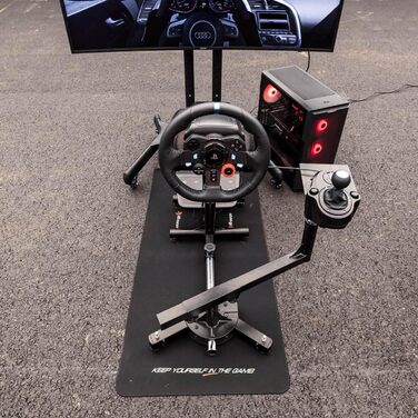 Симулятор швидкісних перегонів Arozzi, метал, чорний, 78 x 39 x 40 см