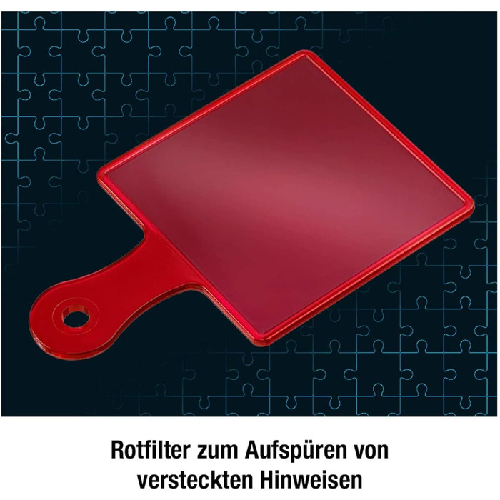 Три слідчі Kids - Crime Puzzle - Spooky School Party від KOSMOS 697983, світиться в темряві, 200 елементів, читання, пазли, розгад