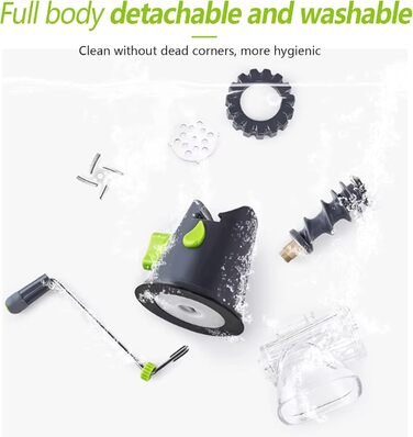 Набір ручних м'ясорубок, шеф-кухарська м'ясорубка з насадкою для печива, роторна м'ясорубка для м'яса, також ідеально підходить дл