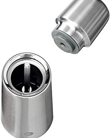 З керамічним подрібнювачем - Поставляється в красивій подарунковій коробці для гурмана (168 мм, нержавіюча сталь) - ука 168 мм (1 упаковка) нержавіюча сталь