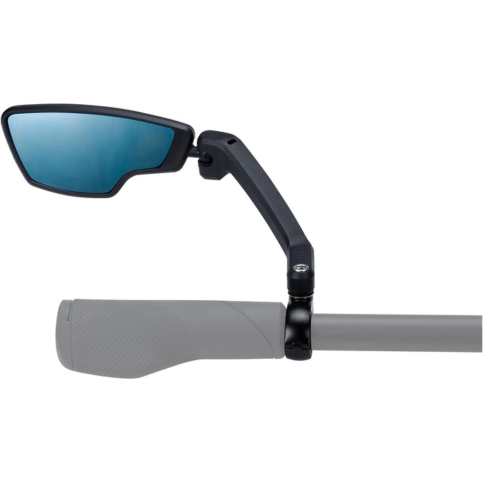 Дзеркало заднього виду для велосипеда BBB Cycling CityView для електровелосипеда, ліве - підходить для керма Ø 19-26 мм - антиблікове покриття - дзеркало заднього виду для велосипеда - чорне - BBM-05 - ліве