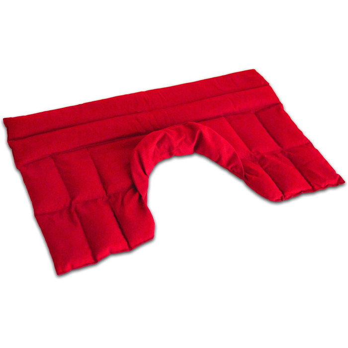 Подушка для плечей та шиї з коміром Вишнева кісточка органічна червона тканина забезпечує тепло для шиї альтернатива традиційній подушці для шиї