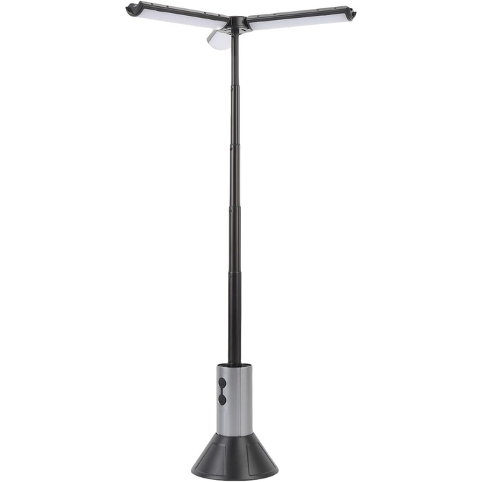 Телескопічний кемпінговий ліхтар Zerodis, портативний робочий ліхтар, що перезаряджається, із зарядкою типу C та 5 режимами освітлення, для кемпінгу на відкритому повітрі, походів, риболовлі, надзвичайних ситуацій