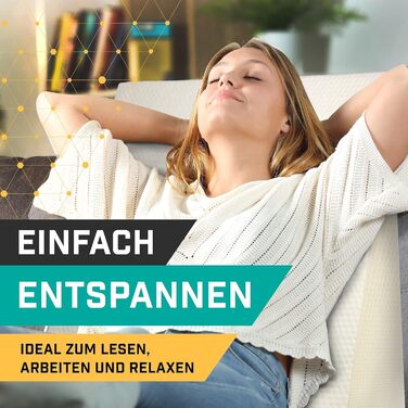 Клиноподібна подушка для ліжка та дивана Ідеально підходить як подушка для читання, для спинки ліжка або для підняття ніг Піна стабільної форми Чохол, який можна прати