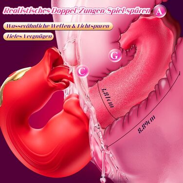 Вібратор із імітацією лизання BSZUI для жінок