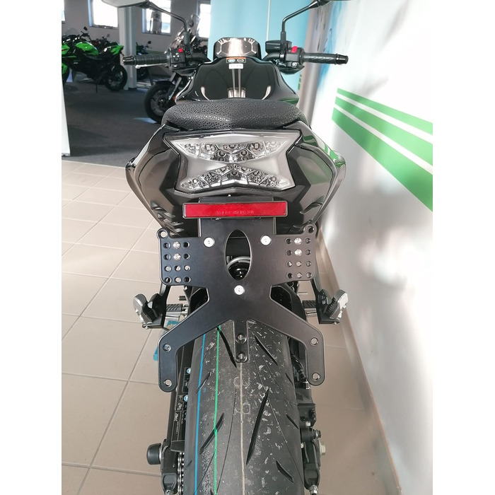 Тримач номерного знака GroFaTec REVO Short для Kawasaki z650 Ninja 650 2017-2022 Тримач номерного знака Тримач номерного знака короткий задній Перетворення Porta Targa Z650 kawa