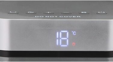 Керамічний вентилятор-обігрівач BERGER HeatWave з пультом дистанційного керування Тихий портативний обігрівач для кемпінгу, майстерні, офісу, ванної кімнати Швидко нагрівається за 3 секунди 3 режими нагріву Енергозберігаючий та безпечний