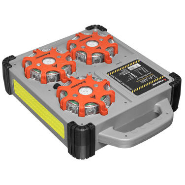 Комплект ліхтарів професійних Mactronic X-Flare (30 Lm) Red/Blue/Amber Recharg 12/220V (PSD0112)