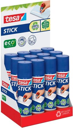 Клей-олівець ecoLogo Stick, 20 г, Counter Display, 12xtesa