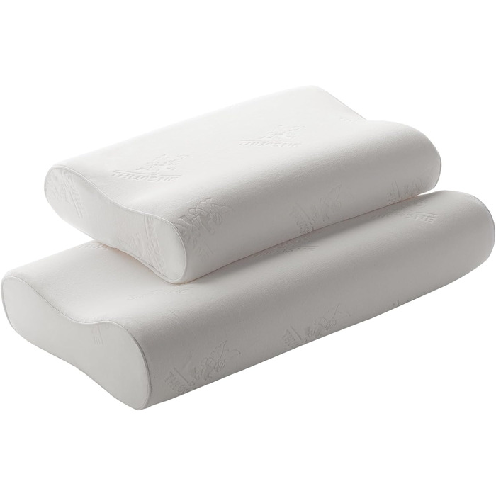 Ергономічна подушка для шиї з піни з ефектом пам&39яті Зручна Адаптується до форми тіла Підтримує шийний відділ хребта Медичний виріб Чохол, який можна прати Стандартний розмір Cervi Розміри (Д x Ш x В) 65 x 36 x 11,5 / 10 см