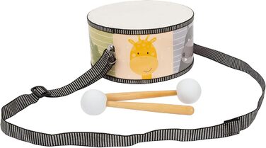 Маленький барабан Colorful Wilderness з мотивами тварин і дерев&39яними паличками, для дітей від 3 років, 11952, зелений
