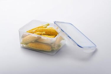 Контейнер для зберігання продуктів Lock&Lock Багатофункціональний контейнер Контейнер для зберігання продуктів Контейнер для борошна Місткість 2,3 літра, можна мити в посудомийній машині - Комплект з 3 шт.