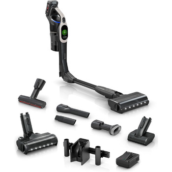 Акумуляторний пилосос Bosch Unlimited 10 BKS1051GQC, бездротовий, технологія MicroCleanTM, TFT-дисплей, стиснення пилу, система фі