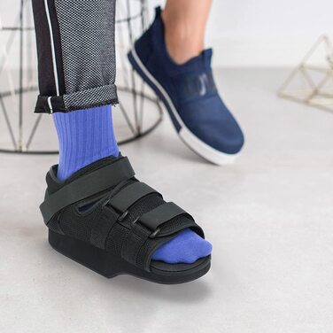 Післяопераційне взуття Медичний ортопедичний бандаж для стопи Взуття для полегшення передньої частини стопи для хірургічного втручання (XL)