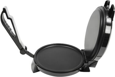 Електричний прес для тортильї чапаті Двостороння нагрівальна млинниця з нержавіючої сталі для чапаті, тортильї, коржів 1200 Вт