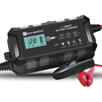 Автомобільний зарядний пристрій LiFePO4 зарядний пристрій 12В з активацією літієвої батареї для автомобіля вантажівки мотоцикла га