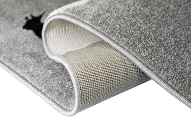 Килим для дитячої кімнати Літаки Біплан Повітряна куля сірий синій крем Розмір 200 х 290 см