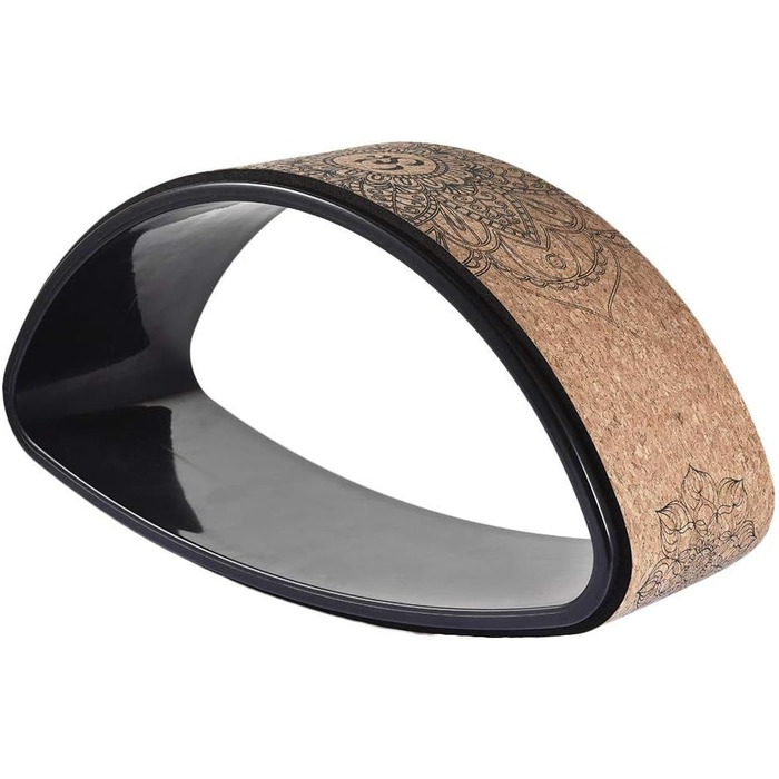 Колесо для йоги Windyday Natural Stretch Roller - нековзне, гнучке, витримує навантаження до 200 кг (еліпс)