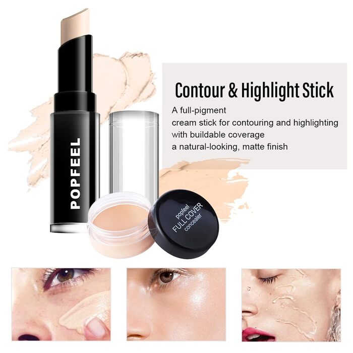 Подарунковий набір FantasyDay Multifunctional Exquisite Makeup Kit для обличчя, очей та губ - Палетки для макіяжу, футляр для макіяжу з палеткою тіней для повік, помадою, рум&39янами, тушшю, пензликами kit003