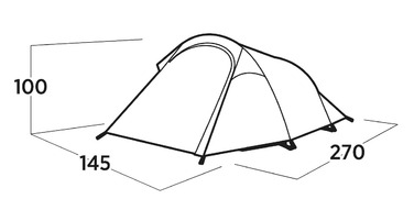 Намет двомісний Easy Camp Reindal 2 (120471)