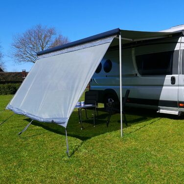 Х 2 м - Передня стінка для тенту захищає від сонця, вітру та дощу, 3,3