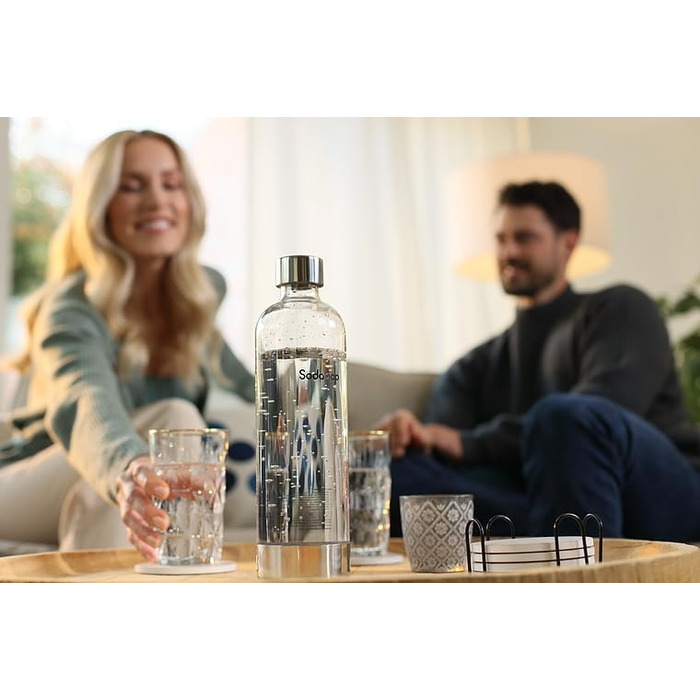 ПЕТ пляшки Sodapop Cooper, змінні пляшки ексклюзивно виробник газованої води Cooper, без BPA, 2 шт. 850 мл