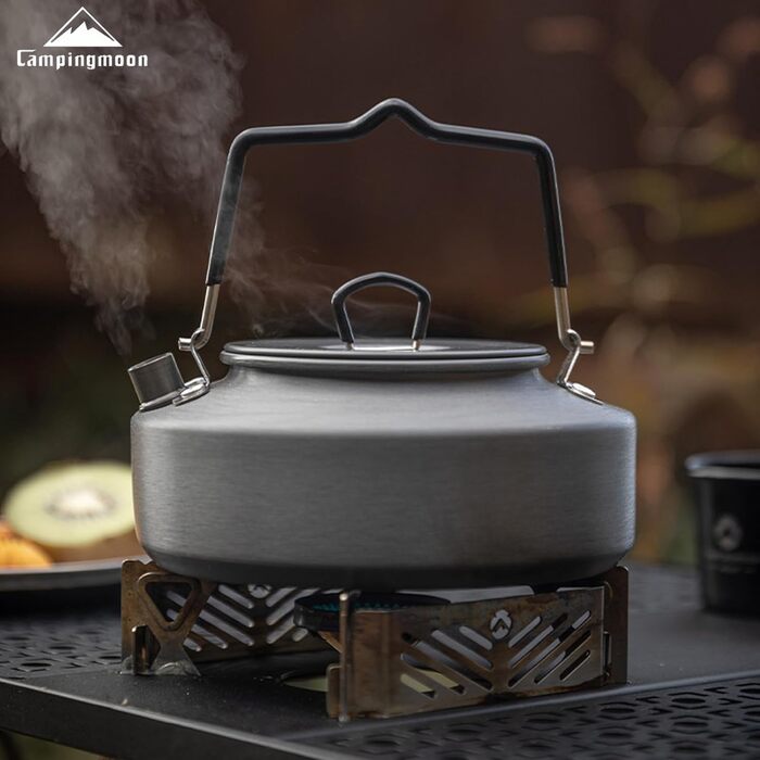 Портативний алюмінієвий кемпінговий чайник Campingmoon S800 (0,8 л)
