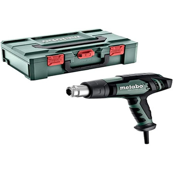Повітродувка гарячого повітря Metabo HGE 23-650 LCD (603065500) metaBOX 145, об'єм повітря 150 / 500 л/хв, кількість ступенів об'є