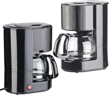 Кавоварка Rosenstein & Shne 12V Автомобільна кавоварка з фільтром, до 3 чашок, 650 мл, 12 вольт, 170 Вт (кавоварка на 12 вольт, ка