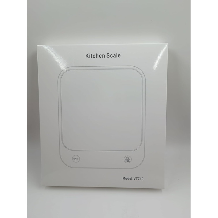 Кухонні ваги Vitafit 10KG цифрові зі світлодіодним дисплеєм та функцією тари, Центр ваги з 2001 року, Цифрові ваги з вимірюванням