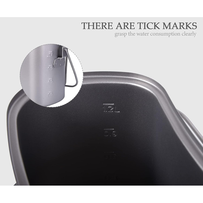 Набір мірних чашок для фляги Boundless Voyage з титану, що використовується у кемпінгових та підвісних кухонних пристроях, у формі нирки, з кришкою та ручками Ti2059C