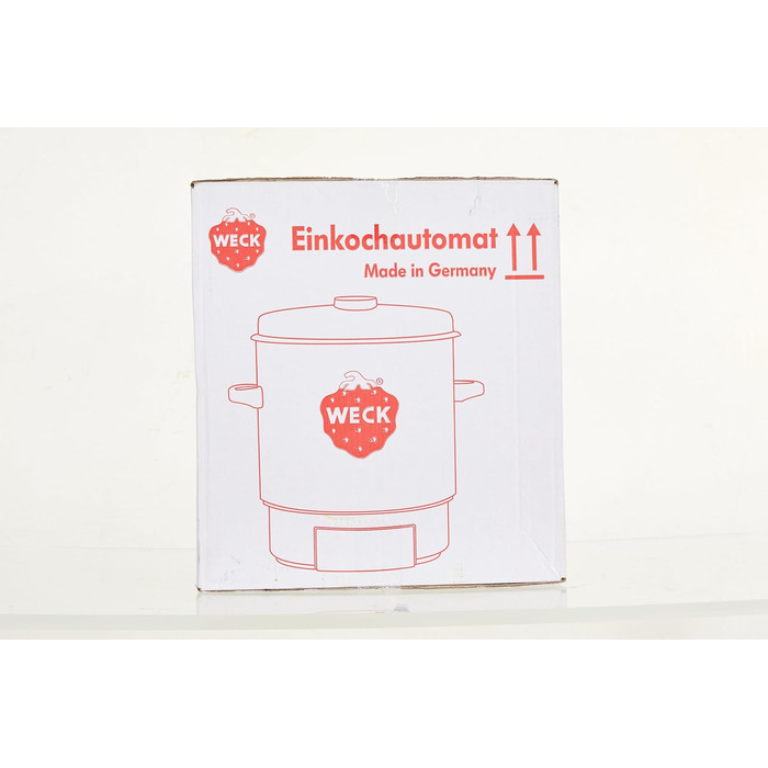 Машина для консервування WECK WAT 15 (емальована каструля для консервації, диспенсер для гарячої води, глінтвейн, з термостатом, з таймером, 29 літрів) 6830, чорний одинарний WAT 15