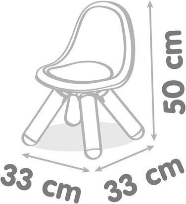 Дизайнерський дитячий стілець для дітей від 18 місяців, для внутрішнього та зовнішнього використання, пластик, ідеально підходить