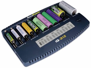 Канальний завантажувач Li-Ion/Ni-Cd/Ni-MH, 312 12-