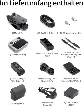 З DJI RC (Screen Remote Controller), флагманський дрон із потрійною камерою та камерою Hasselblad 4/3 CMOS, передача HD-відео на 1