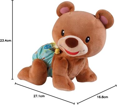 Інтерактивна плюшева іграшка, яка самостійно повзає, рахує, розмовляє і співає - Для дітей 9-36 місяців