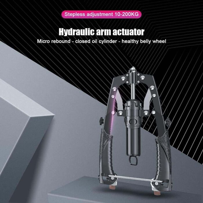 Гідравлічний тренажер для жиму від грудей, регульований тренажер для рук, портативний домашній фітнес-пристрій для тонізування рук та силових тренувань, тренажер для тренування грудей для чоловіків та жінок