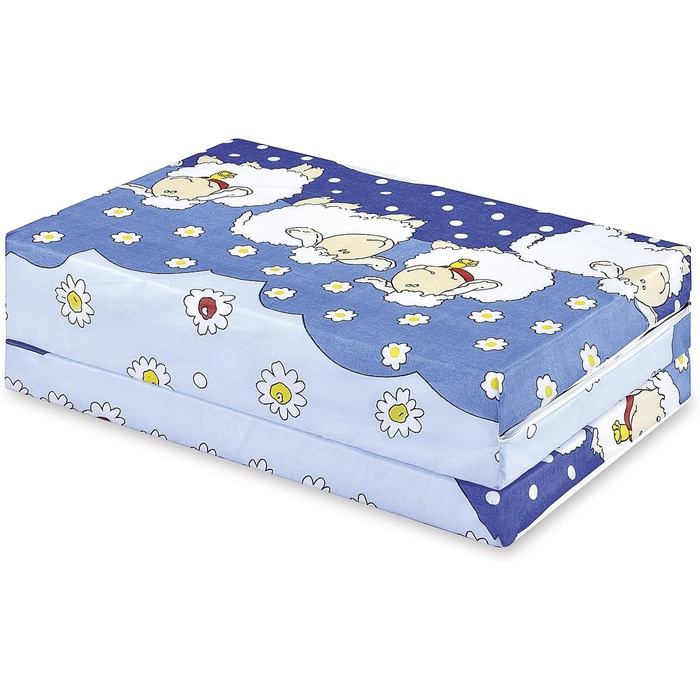 Складаний матрац для подорожнього ліжечка Bambini, 120x60 см, малюнок овечки