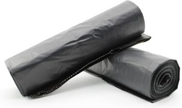 Міцні сміттєві мішки Enpack 240 л, 100 шт. - Чорні сміттєві мішки - Сміттєві мішки для сміттєвих баків 110x125 см - Міцні сміттєві мішки XXL - Сміттєві мішки для садових та побутових відходів - Пластикові мішки для сміттєвих баків