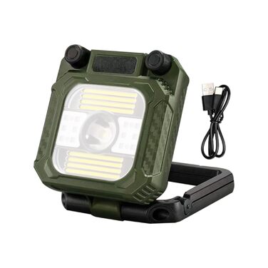 Світлодіодний кемпінговий ліхтар 10,6 см x 10,1 см, складаний, акумуляторний світлодіодний кемпінговий ліхтар, ручна зарядка, спорядження для виживання, походів, риболовлі, нічної роботи, читання, їжі, активного відпочинку на свіжому повітрі